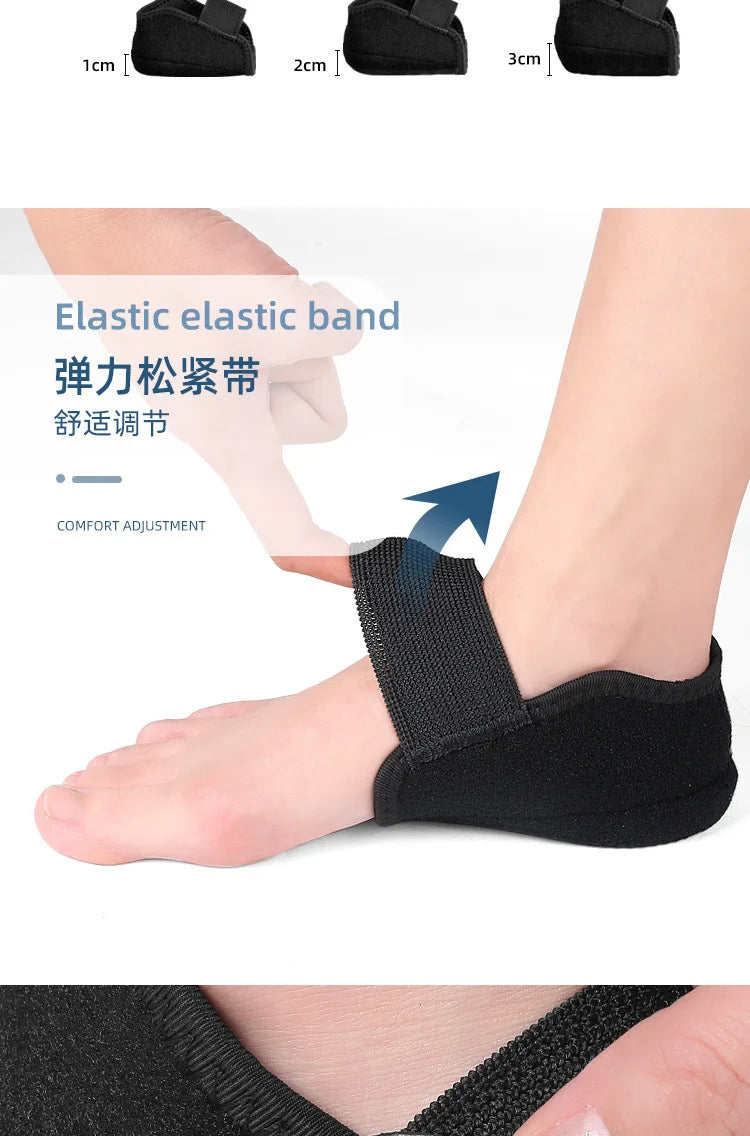 1 Pair Silicone Heel Cup Cushion Shock Absorption Shoe Pads for Plantar Fasciitis Spurs Moisturising Foot Care Protector Inserts
