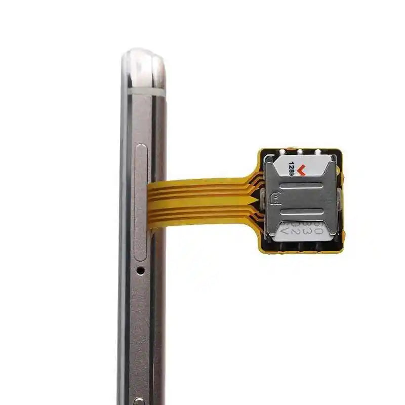 Universal DIY Android Phone TF Dual SIM Card Adapter Nano Cato Hybrid Sim Slot For Micro SD Extender