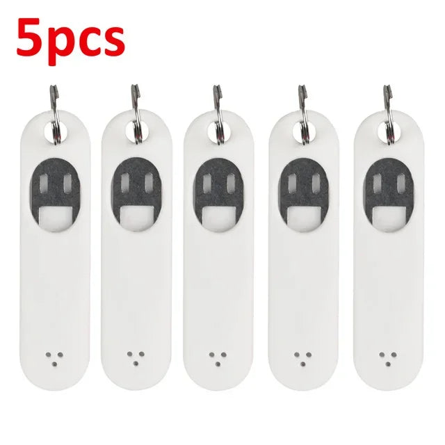 Anti-Lost Sim Card Eject Pin Needle with Storage Case Universal Mobile Phone Steel Ejector Pin SIM Card Tray Opener Keyring