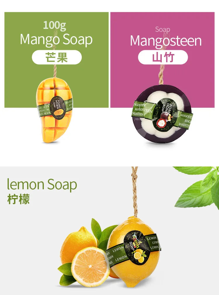 Thailand Fruit Essential Oil Children's Bath Soap Fruit Imitation Soap Mango Sunflower Banana Vegetable Soap