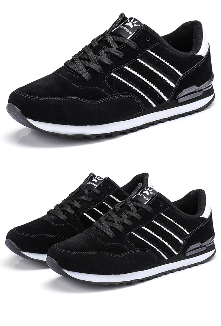 2024 New High Quality Men's Sneakers Leather Casual Shoes Autumn Breathable Men Shoes Male Flat Shoe