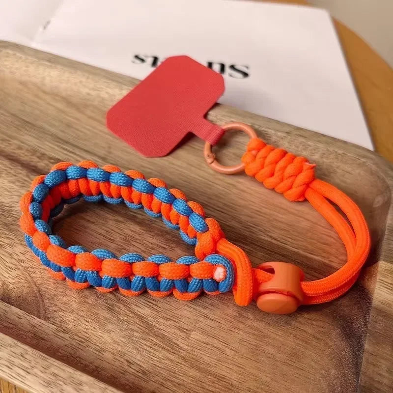 Cute Mobile Phone Lanyard Hanging Decoration Can Be Carried Twist Rope Anti-loss Pendant Fashion Strong Wrist Short Straps Band