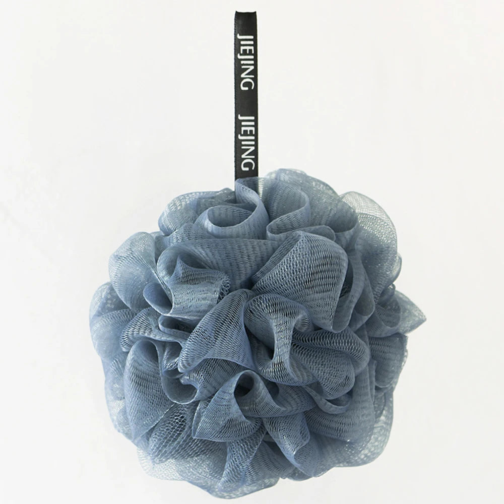 Soft Mesh Bath Sponge Balls Nylon Cleaning Brush Shower Puff Body Cleaner Exfoliating Scrubbers Bath Ball Bathroom Supplies