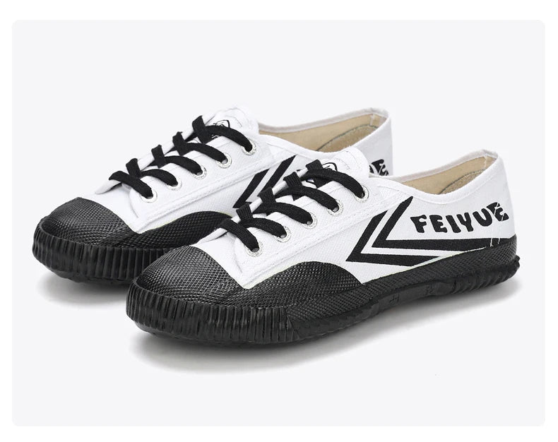 DaFu Flying Men's Athletic Shoes Long Distance Running Jump Far Field Event Canvas Sports Shoes Couple's Loafers Black Sneakers