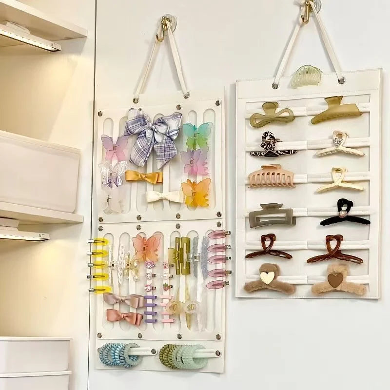 1pc Hair Accessories Hanging Storage Organizer Wall Decoration Hair Bows Storage Hair Clips Hair Rope Glasses Organizing Storage