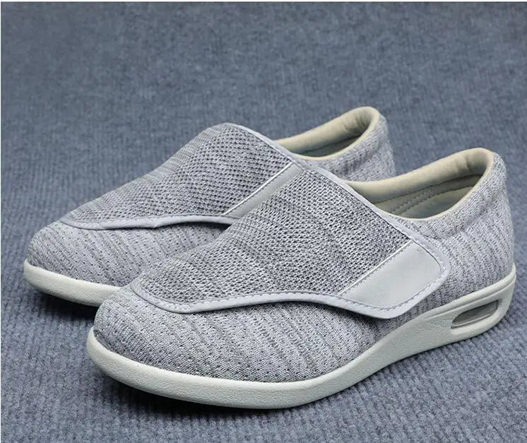 XIHAHA New Casual Orthopedics Wide Feet Swollen Shoes Thumb Eversion Adjusting Soft Comfortable Diabetic Shoe Walking Shoes