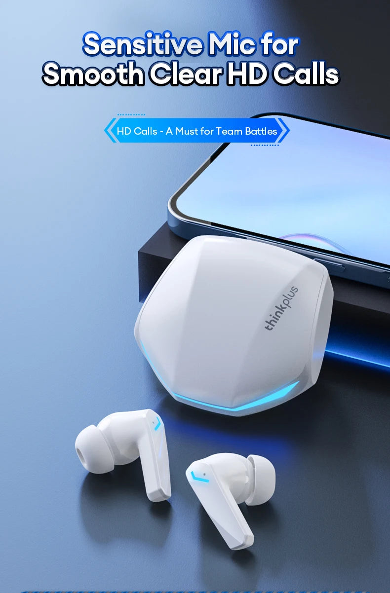 Lenovo GM2 Pro Wireless Headphones Touch Control Game Bluetooth Earphones Noise Reduction HiFi Stereo Music Sport Earbuds Choice
