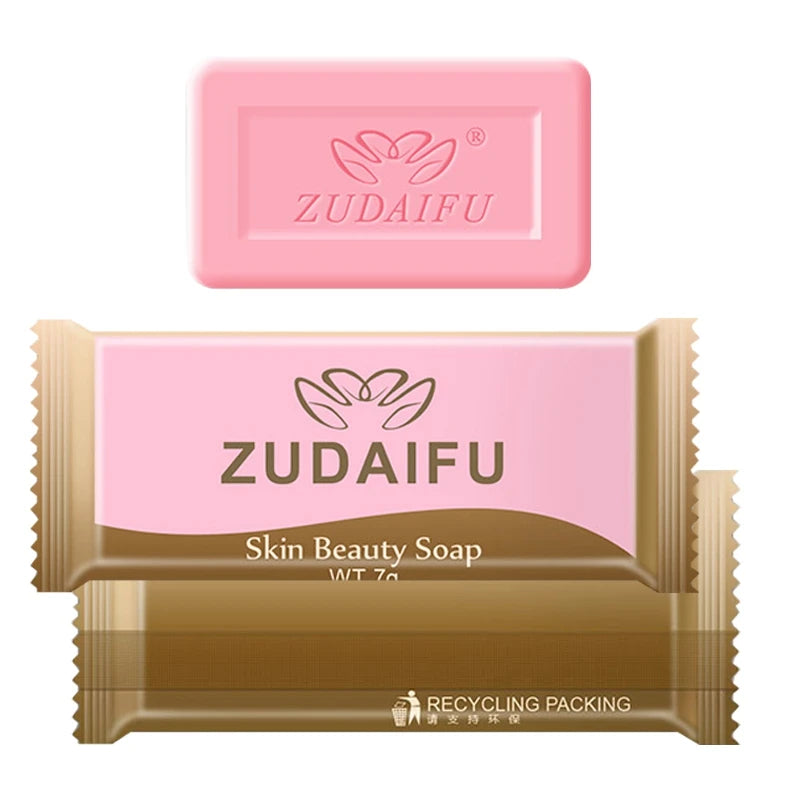 20/30Pc Zudaifu Skin Beauty Soap 7g Cleanser Moisturizing Soothing Oil-control Hand Body Cleansing Removing Mites Soap