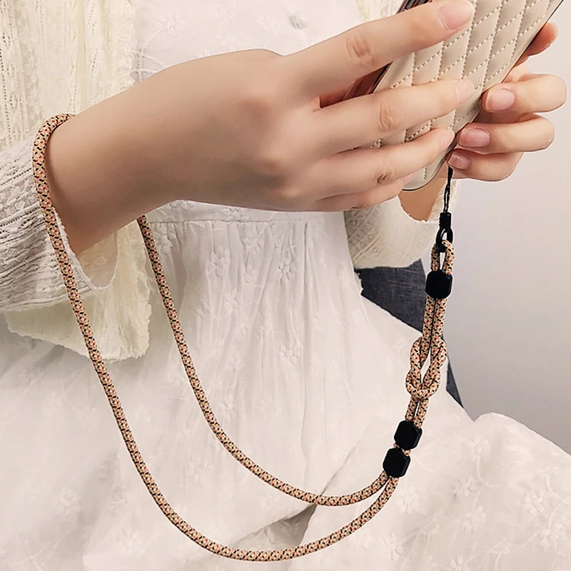 New Lanyard Cell Phone Wrist Hand Strap Cord to Hang the Mobile Rope Smartphone Shoulder Phone Chain Key Strap for IPhone