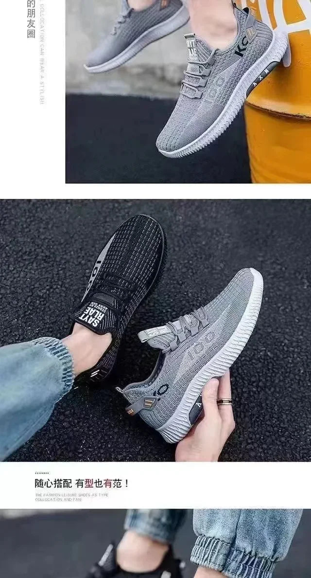 2026 Soft Soled Spring and Autumn Old Cloth Shoes Breathable Mesh Shoes Non-slip Wear-resistant Casual Low-top Shoes Work Shoes