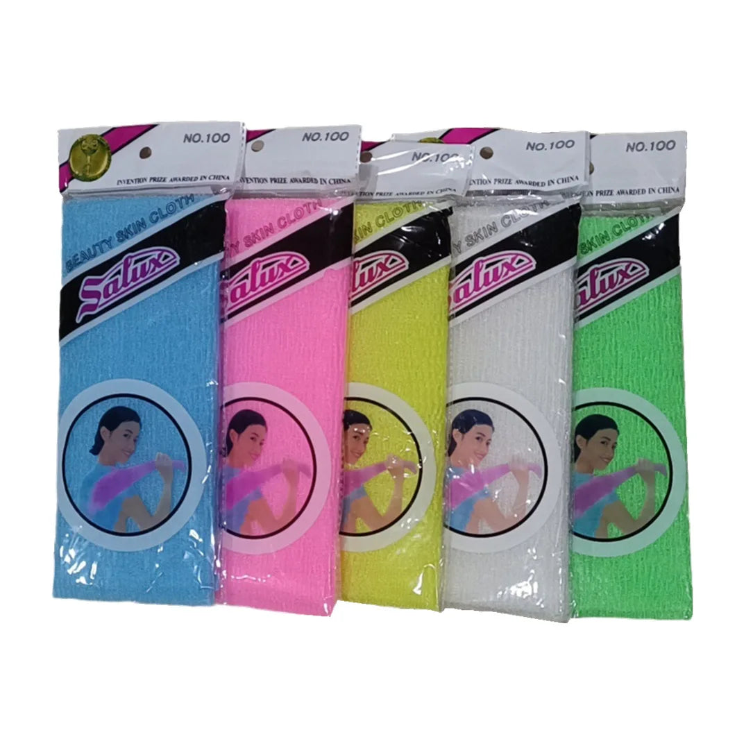 50 Pcs Japanese Body Wash Towel Beauty Skin Exfoliating Cloth Nylon Bath Washcloth Skin Polishing Body Back Scrubber for Hotel