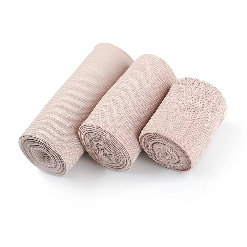 3/4Pack Adjustable Elastic Bandages Universal Fit Stretches to 177.77in Polyester for Wrist Ankle Foot Knee Support