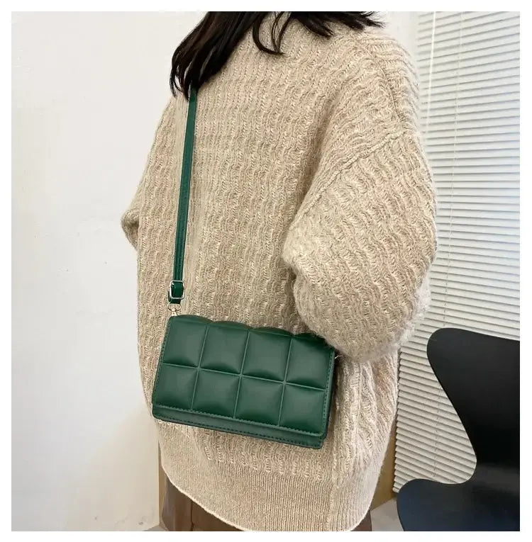 2025 Fashion Brand Designer Women Shoulder Bag Small PU Leather Female Crossbody Bag Trend Classic Handle Handbag Women