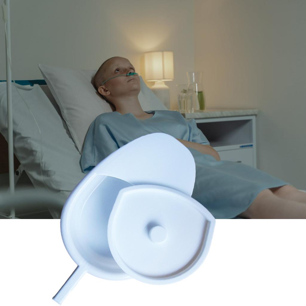 Bed Bedridden Patient Heavy Duty Bed Pans for Females Easy to Clean for Home Bedpan Emergency Device