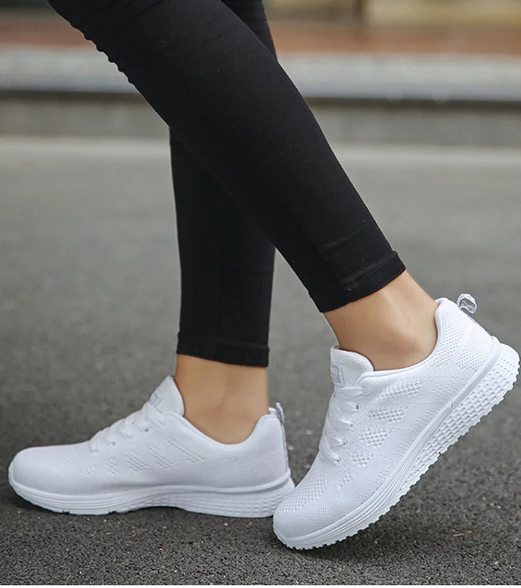 Women's Sports Shoes White Sneakers Lightweight Gym Shoes For Woman Spring Summer Sneaker High Quality Shoes Women Casual Tenis