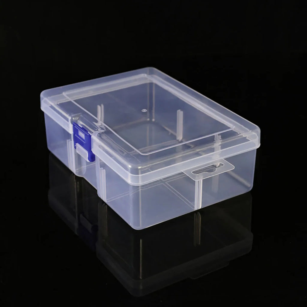 Clear Plastic Box Rectangular Box Screwdrivers Bits Tools Bleads Dustproof Waterproof Packing Storage Cases Container