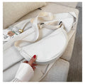 Homefish New Simple and Casual Solid Color Nylon Large Capacity Women's Dumpling Bag Shoulder Bag for Travel and Commuting