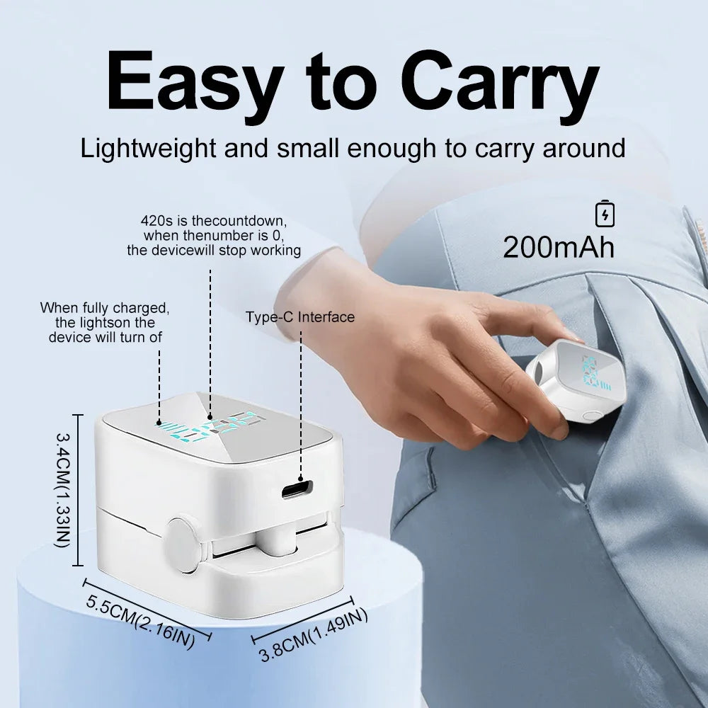 Nail Treatment Device for Fungal Infection,Nail Fungus Laser Assist Tool UV Professional Nail Fungus Blue Cleaning Laser Device