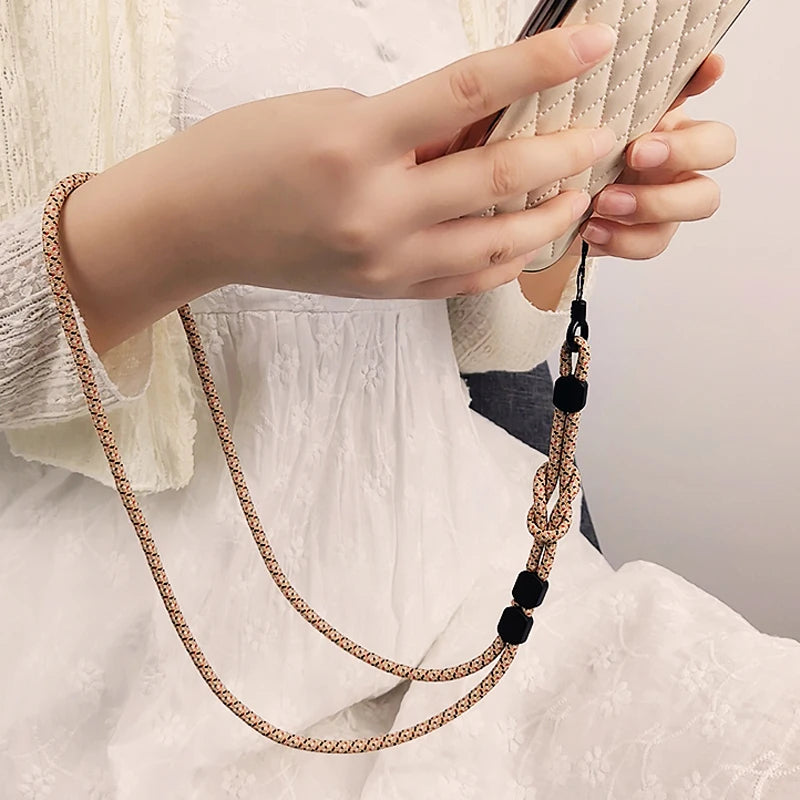 New Lanyard Cell Phone Wrist Hand Strap Cord to Hang the Mobile Rope Smartphone Shoulder Phone Chain Key Strap for IPhone