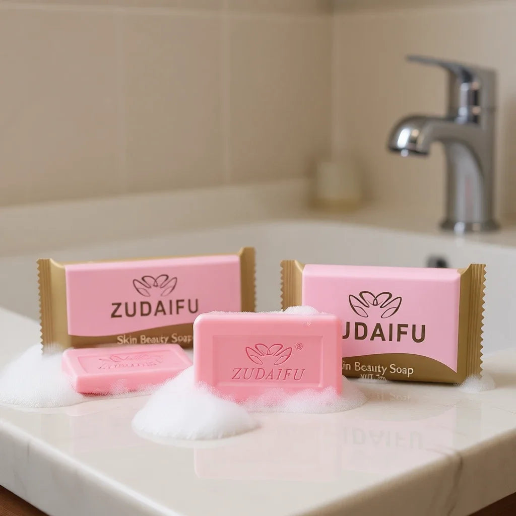 20/30Pc Zudaifu Skin Beauty Soap 7g Cleanser Moisturizing Soothing Oil-control Hand Body Cleansing Removing Mites Soap