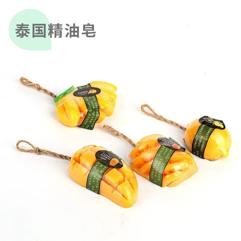 Thailand Fruit Essential Oil Children's Bath Soap Fruit Imitation Soap Mango Sunflower Banana Vegetable Soap