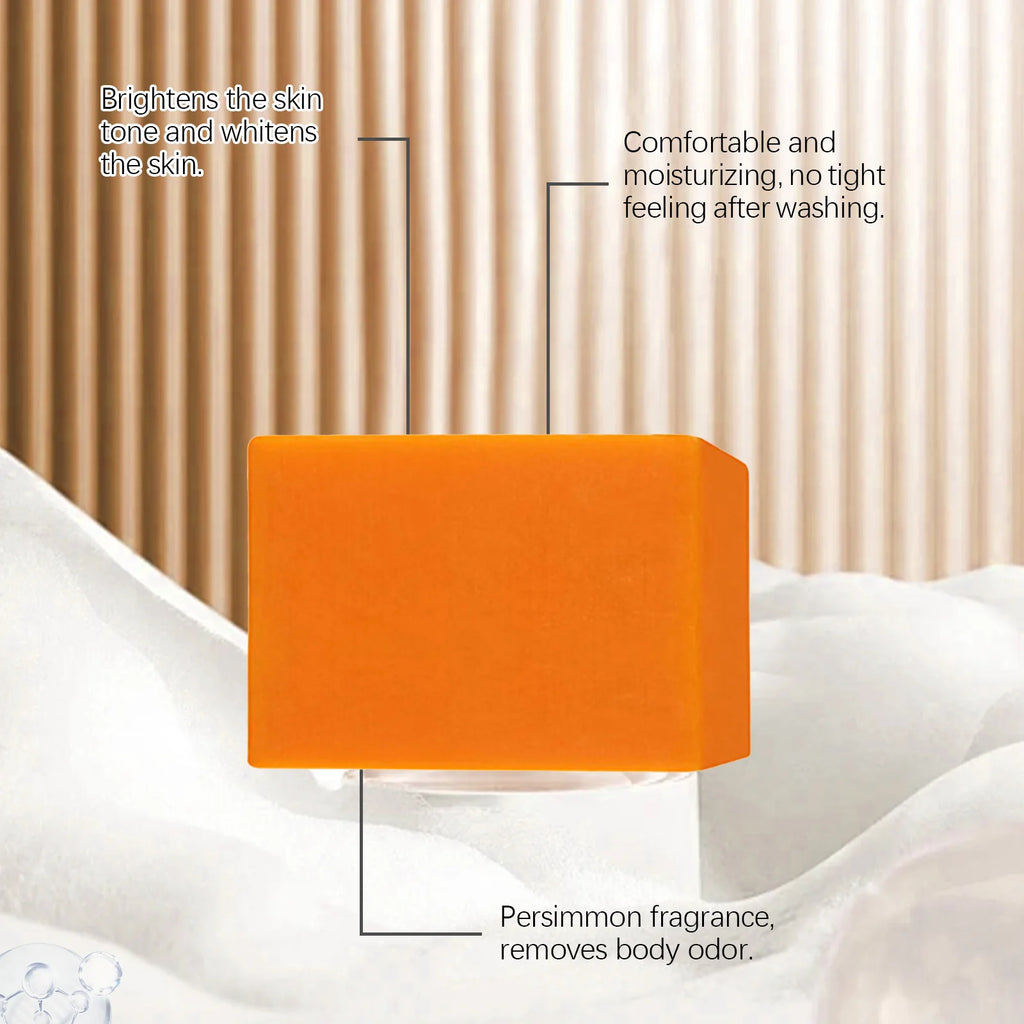 OceAura Persimmon Goat Milk Fragrance Soap Moisturizes, Moisturizes, Mildly Cleanses, Fragrances, Softens and Cares Skin Soap