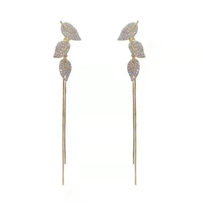 925 Silver Needle Korean Fashion Pearl Tassel Earrings For Women Jewelry 2026 Trending New Luxury Women's Zircon Pearl Earrings