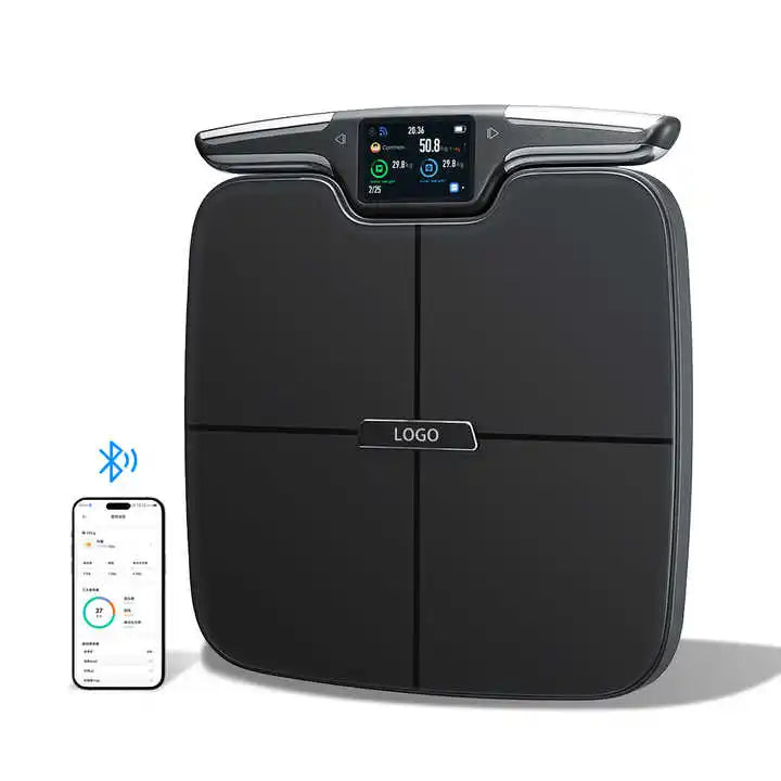 Smart Digital Body Weight Scale FSA or HSA elegible 8 Electrodes 56+Metrics -Rechargeable- WiFi & Bluetooth - Full Body Analysis