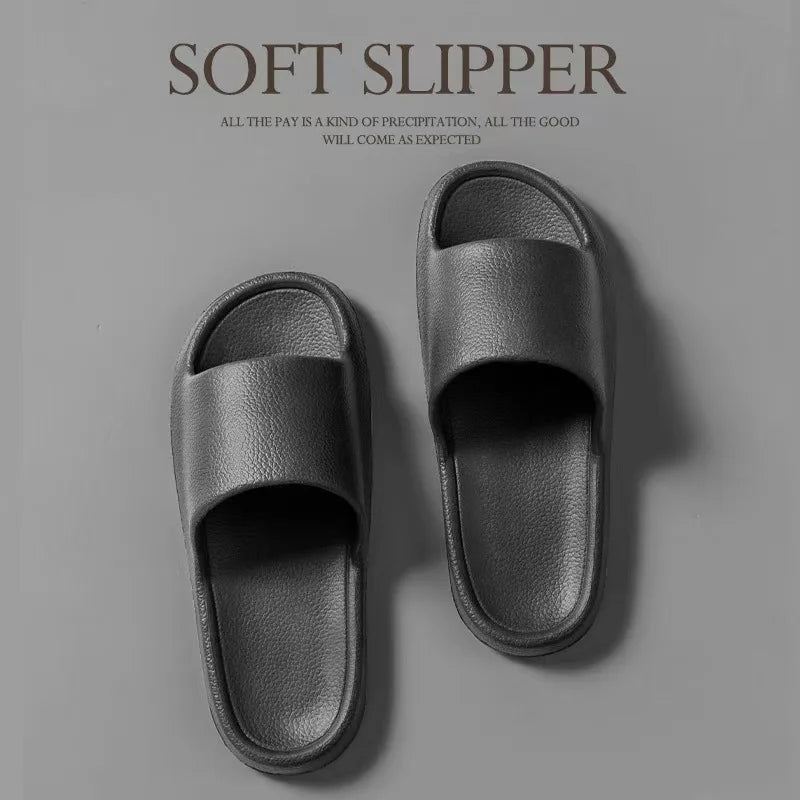 Fashion Women Slippers Summer Flat Lightweight EVA Home Bathroom Slippers Comfort Massage Couples Indoor Slides Shower Shoes
