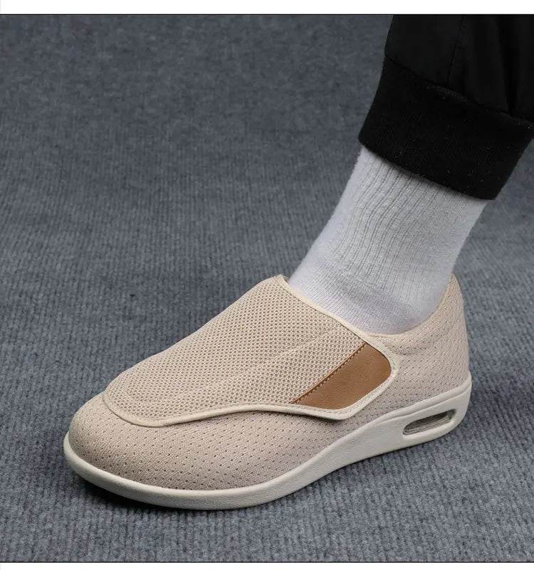 XIHAHA New Casual Orthopedics Wide Feet Swollen Shoes Thumb Eversion Adjusting Soft Comfortable Diabetic Shoe Walking Shoes