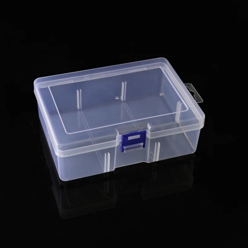 Clear Plastic Box Rectangular Box Screwdrivers Bits Tools Bleads Dustproof Waterproof Packing Storage Cases Container