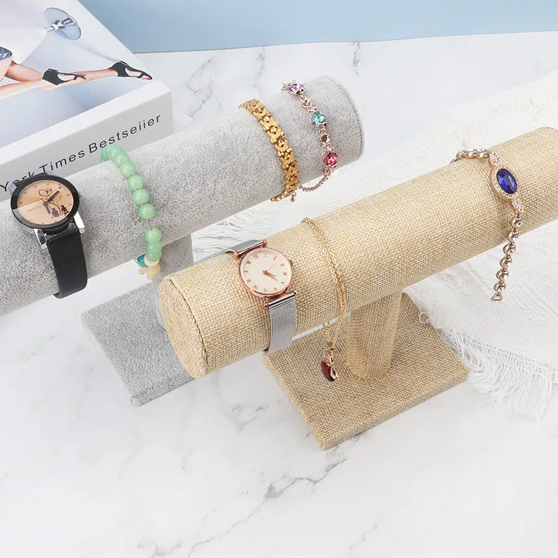 Cross-border Popular Jewelry Display Frame, Suede Bangle Frame, Display Props Shelf, Bangle Bracelet Hair Ring Display Props