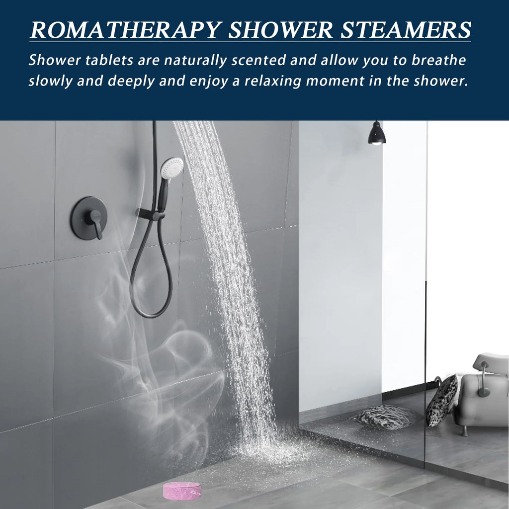 EELHOE Shower Steamer Tablet Nourishing Clean Dirt Eliminate Odor Relaxing Relieve Fatigue Moisturizing Shower Spa Bath Supplies