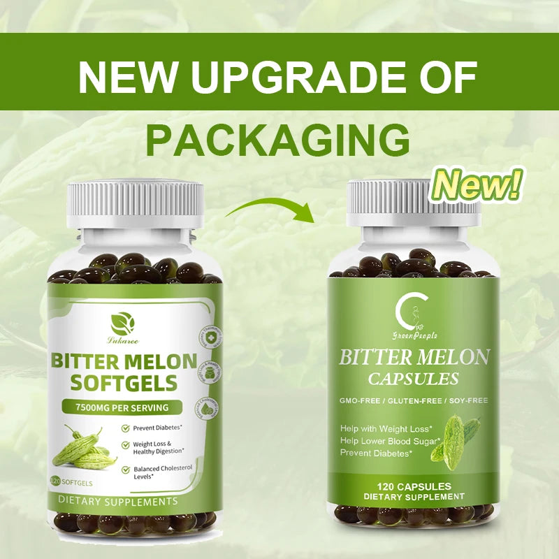 Lukaree 300mg Bitter Melon Extract Capsule for Heart, Blood Sugar and Cholesterol Health
