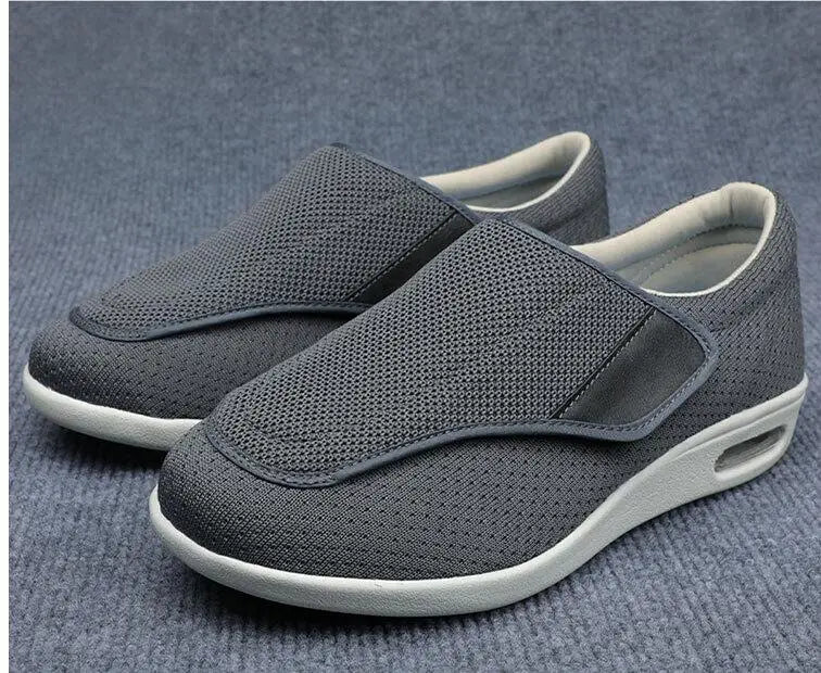 XIHAHA New Casual Orthopedics Wide Feet Swollen Shoes Thumb Eversion Adjusting Soft Comfortable Diabetic Shoe Walking Shoes