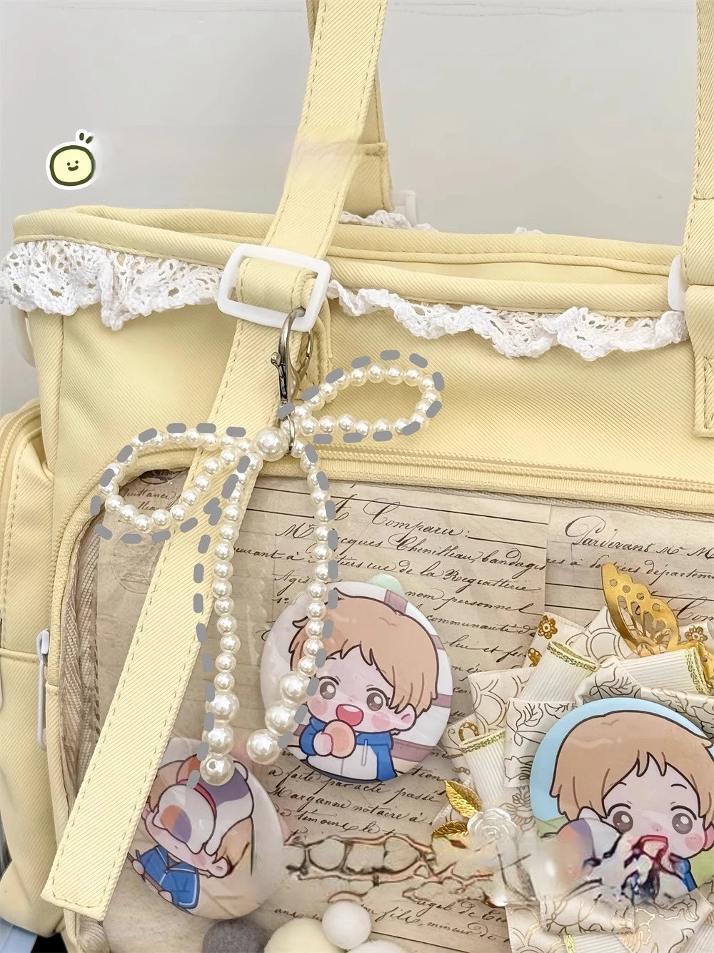 Ballet Girl Has A Large Appetite Itabag Japanese Two-Dimension Single Shoulder Cross Body Goods Bag Gift For Friends