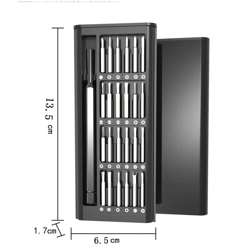 25 In 1 With 24 Piece Magnetic Precision Screwdriver Set Mini Pocket Screwdriver Set, Small Repair Set For Mobile Phone/PC/Came
