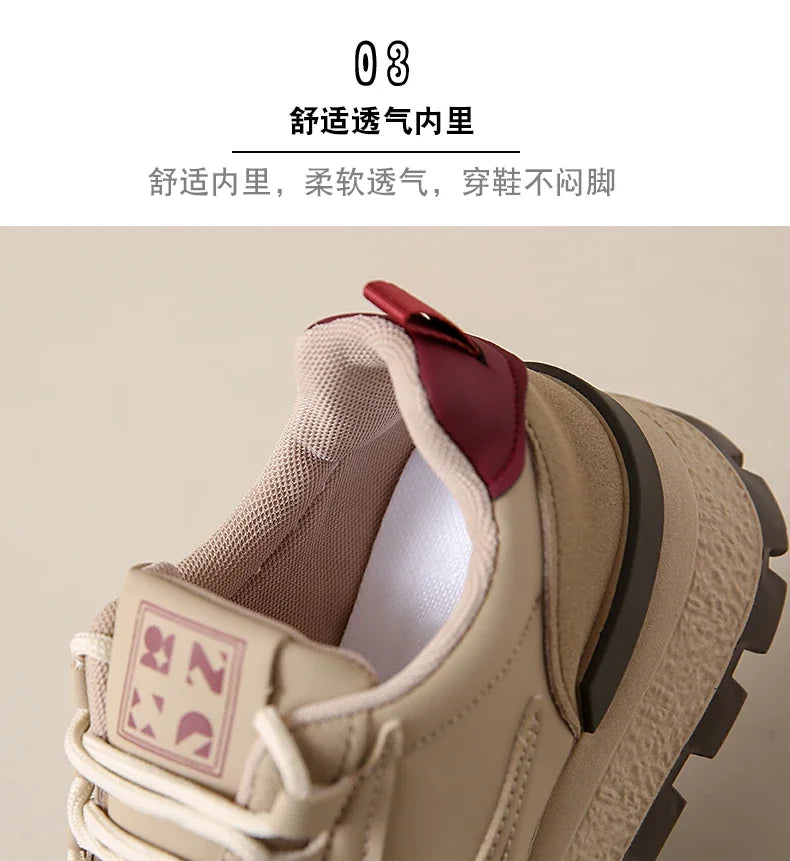 New Fashion Women's Vulcanized Shoes Wear-Resistant Casual Cushioning Sports Shoes Women Low-top Non-Slip Outdoor Running Shoes