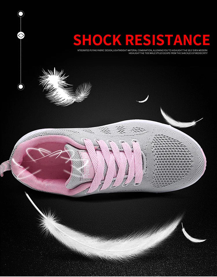 Women's Sports Shoes White Sneakers Lightweight Gym Shoes For Woman Spring Summer Sneaker High Quality Shoes Women Casual Tenis