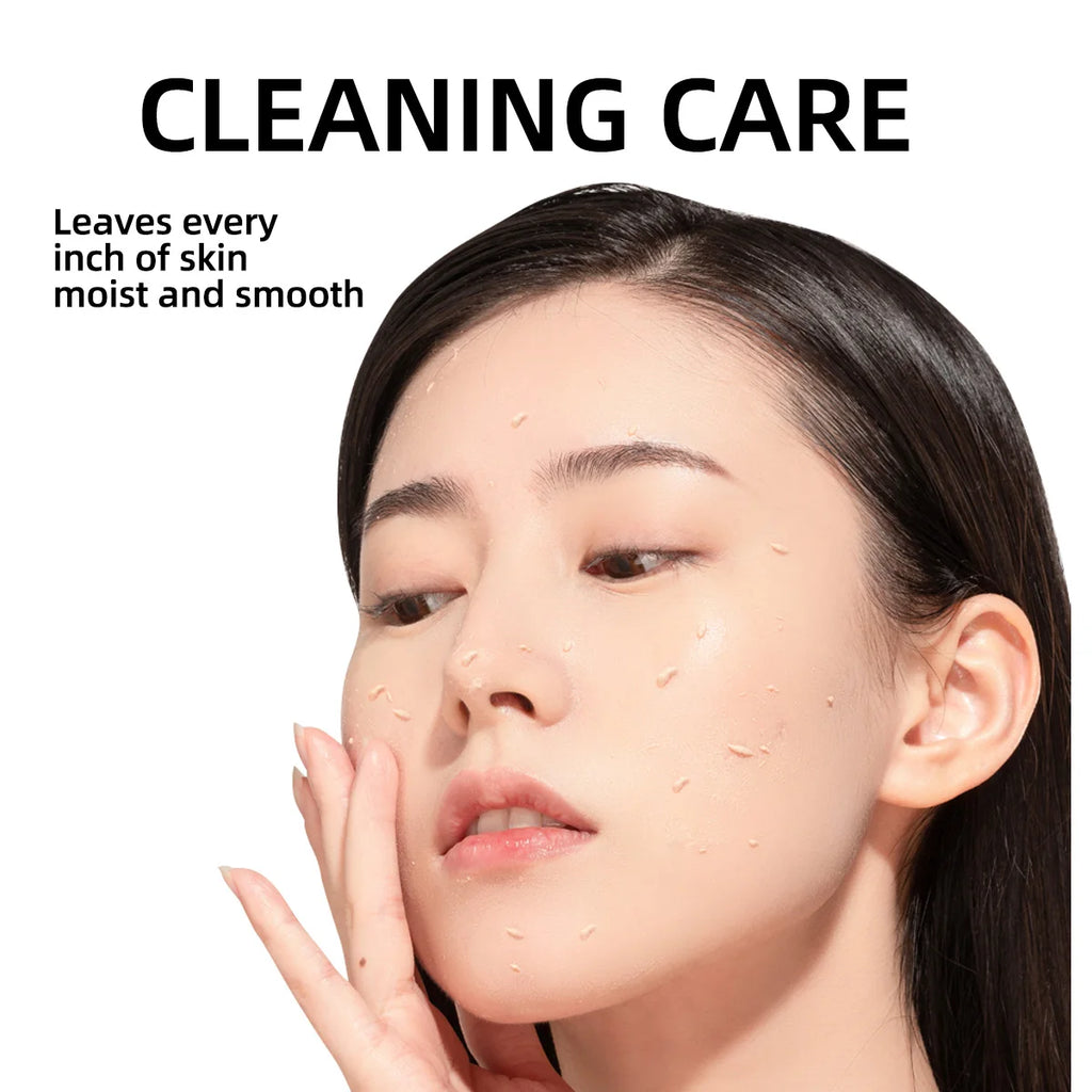 200ml Orange Scrub Gel is suitable for all skin types, gently removes dead skin cells, moisturizes and brightens the skin tone