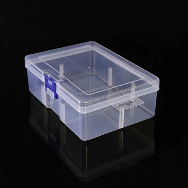 Clear Plastic Box Rectangular Box Screwdrivers Bits Tools Bleads Dustproof Waterproof Packing Storage Cases Container