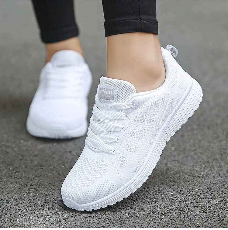 Women's Sports Shoes White Sneakers Lightweight Gym Shoes For Woman Spring Summer Sneaker High Quality Shoes Women Casual Tenis