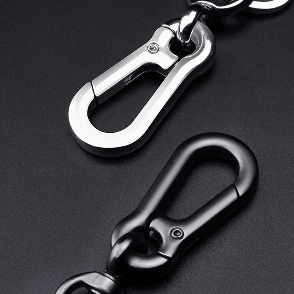 Trendy DIY Mobile Phone Number Plate Pendant Keychain for Men Punk Simple Woven Leather Rope Anti-lost Car Key Chain Accessories