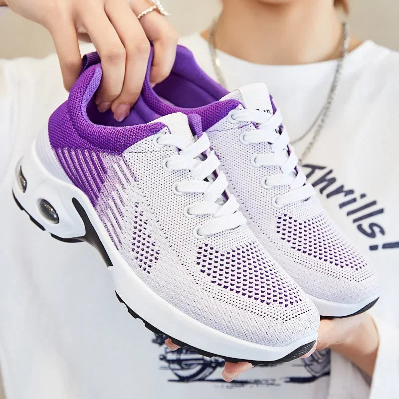 Women's Shoes 2025 Summer Casual Sneakers Breathable Mesh Affordable Free Shipping