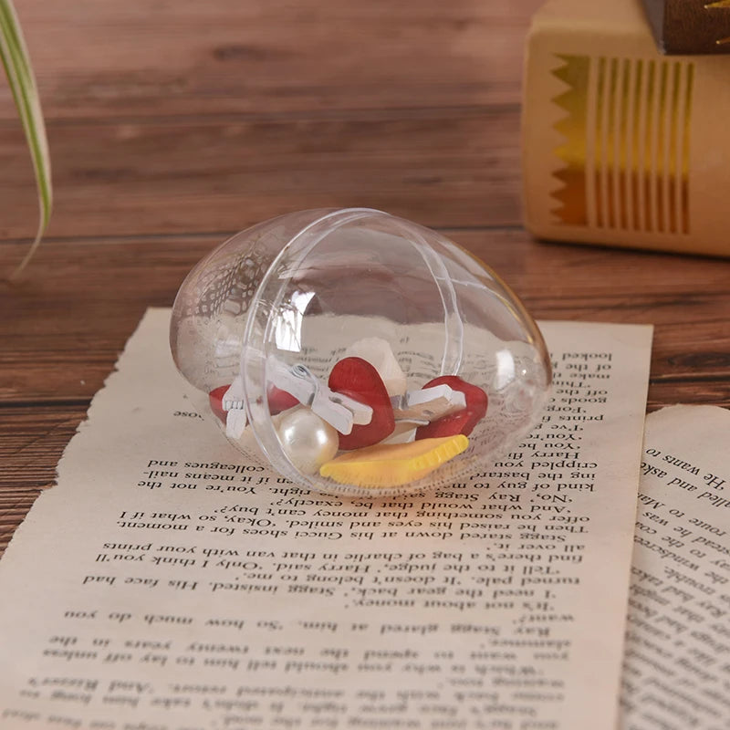 Bath bomb moulds - egg, ball, heart, plastic acrylic mold, choose shape & size