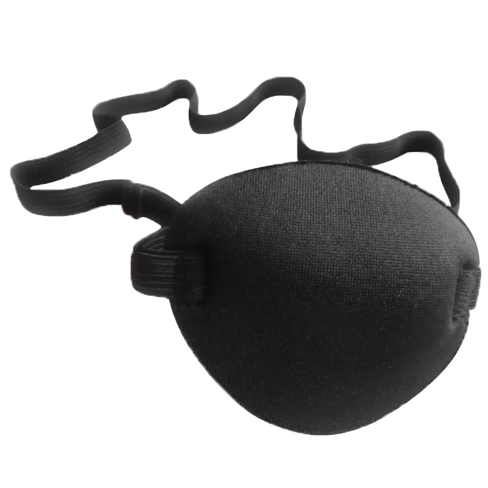 Amblyopia Eye Mask Adult Kids Strabismus Eye Training Single Eye Patch Cover Adjustable Eyeshade Filled Strabismus Eye Training