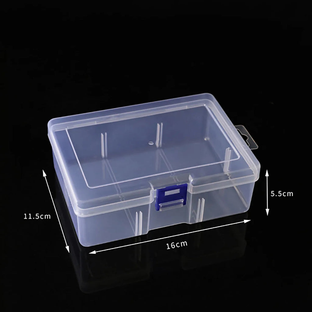 Clear Plastic Box Rectangular Box Screwdrivers Bits Tools Bleads Dustproof Waterproof Packing Storage Cases Container