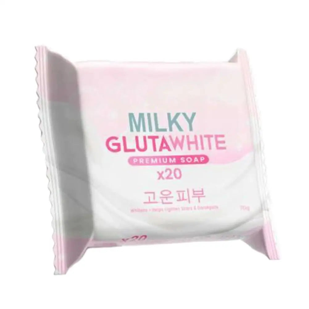 1/3PCS Korean MILKY GLUTAWHITE Premium Soap 70g Deep Cleansing Nourishing Rich Foam Soap Efficient Body Face Cleansing Care