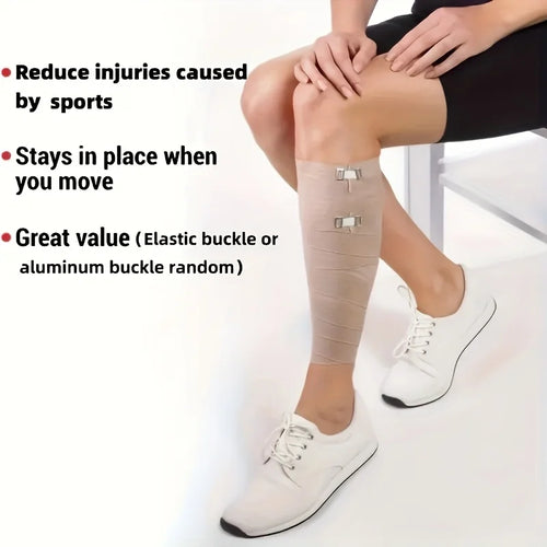 3/4Pack Adjustable Elastic Bandages Universal Fit Stretches to 177.77in Polyester for Wrist Ankle Foot Knee Support