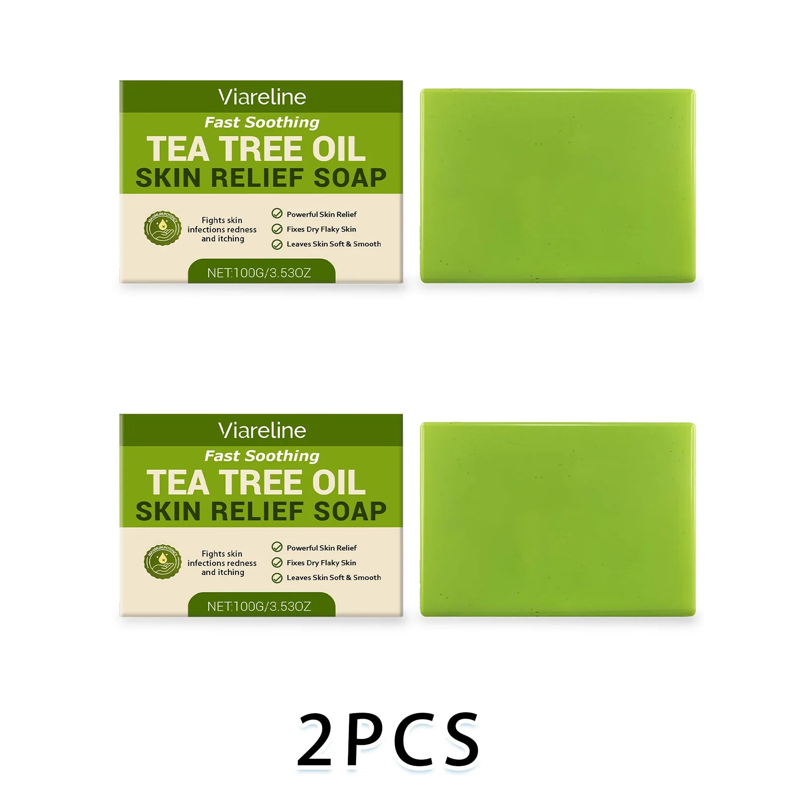 Tea Tree Oil Soap Bar Deep Cleansing Body Face Wash Oil Control Refresh Skin Comfort Bathing Comfort Moisturizing Skin Care